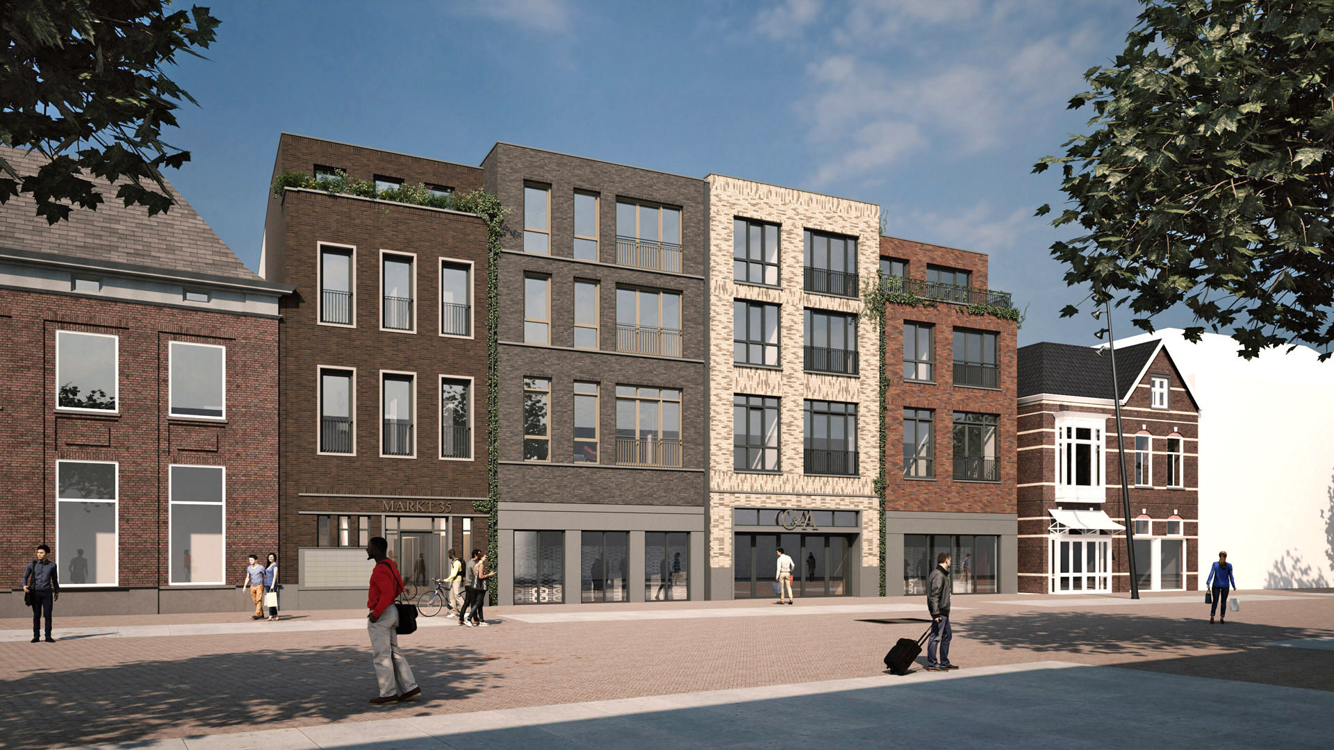 Appartementen & commerciële plint